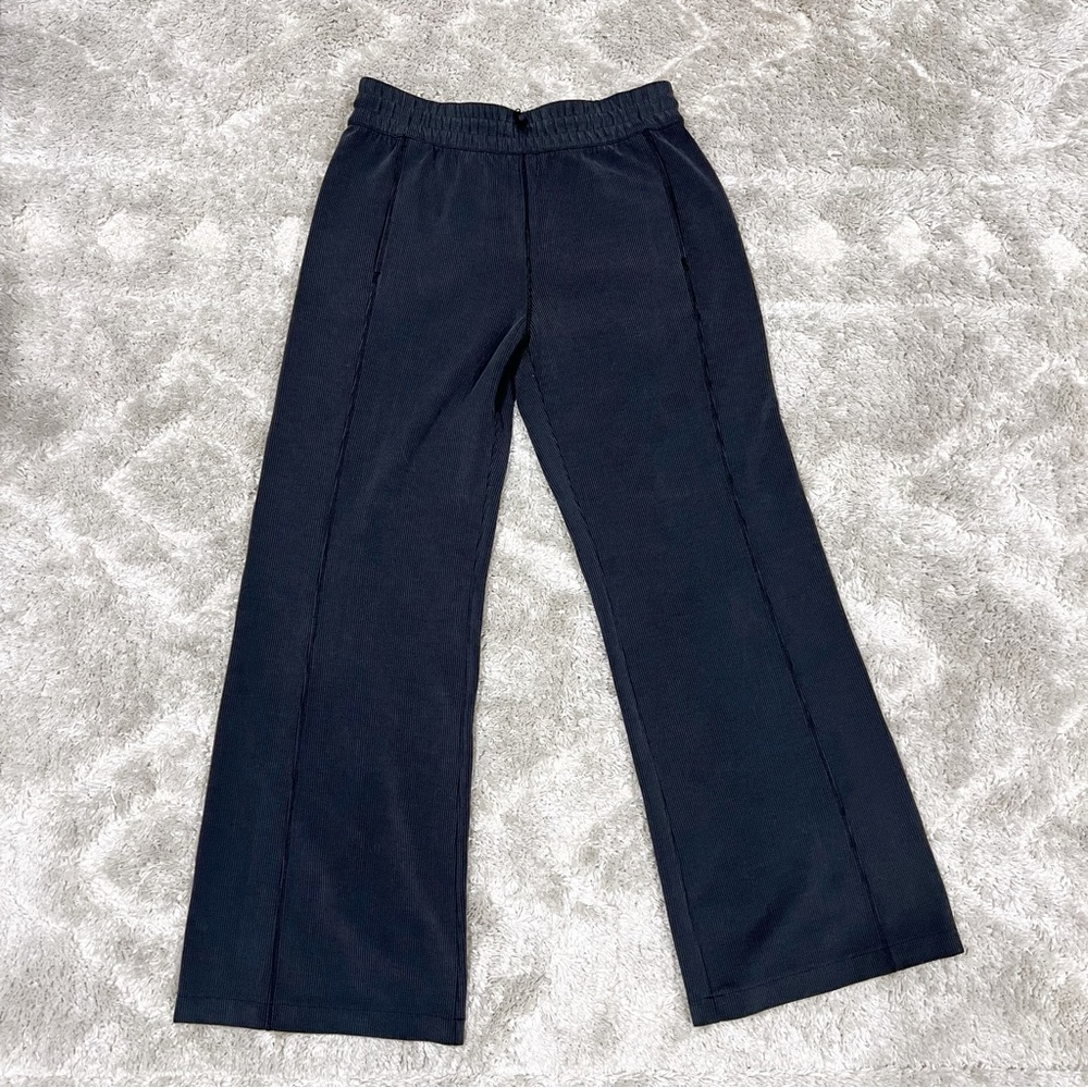 Lululemon | Ribbed Softstreme Mid-Rise Pant 32" Black Size 10 - Picture 5 of 15